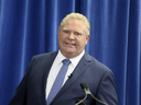 Ontario Premier Doug Ford on July 27, 2018 in Toronto.