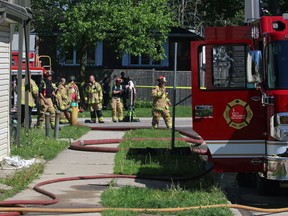 Firefighters responding to calls of a fire breakout. A retired firefighter in Nova Scotia is suing Halifax Regional Fire and Emergency, saying he was ridiculed and passed over for a position because of his race.