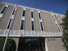 The Provincial court where Jaskirat Sidhu is due to appear is seen in Melfort, Sask., Tuesday, July, 10, 2018.