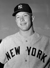 New York Yankees great Mickey Mantle in 1954.