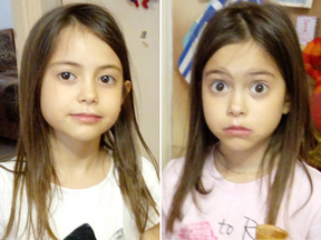 Twin sisters Sophia and Vasiliki Philipopoulos, 9, were separated from their grandparents during a rescue in Rafina. Their father Yiannis has been in a desperate search.