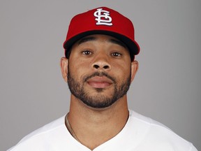 FILE - This is a 2018 file photo showing Tommy Pham of the St. Louis Cardinals baseball team. The Cardinals have traded outfielder Tommy Pham to the Tampa Bay Rays for three minor league players, outfielder Justin Williams, left-handed pitcher Genesis Cabrera and right-handed pitcher Roel Ramirez. The Cardinals also received international cap space in the four-player trade announced Tuesday, July 31, 2018, baseball's deadline for trades without waivers.