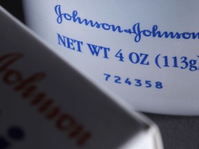 FILE - This Oct. 10, 2008, file photo illustration shows Johnson & Johnson products, in Philadelphia. Johnson & Johnson reports earnings Tuesday, July 17, 2018.