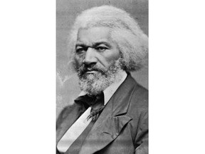 FILE - This undated file image shows African-American social reformer, abolitionist and writer Frederick Douglass. Douglass was the country's most famous black man of the Civil War era, a conscience of the abolitionist movement and beyond and a popular choice for summing up American ideals, failings and challenges. His withering 1852 oration in Rochester, New York ranks high in the canon of American oratory and is still widely cited as a corrective to the day's celebratory spirit. (AP Photo, File)