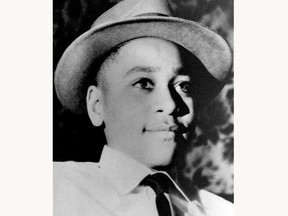 FILE - This undated photo shows Emmett Louis Till, a 14-year-old black Chicago boy, who was kidnapped, tortured and murdered in 1955 after he allegedly whistled at a white woman in Mississippi. The federal government has reopened its investigation into the slaying of Till, the black teenager whose brutal killing in Mississippi helped inspire the civil rights movement more than 60 years ago. (AP Photo, File)