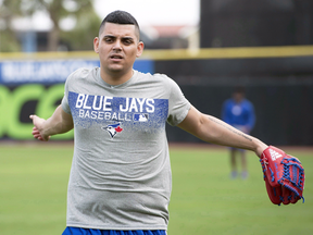 Pitcher Roberto Osuna, who was traded from the Toronto Blue Jays after being charged with domestic assault.