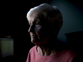 Vicki Staehr, an Alzheimer's patient chosen for an experimental drug trial through Eli Lilly Pharmaceuticals, at her home in Orlando, Fla., April 9, 2018.