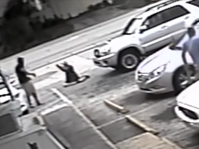 Security camera footage shows Michael Drejka shooting Markeis McGlockton.