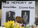 A memorial for the victims of Toronto’s Danforth shootings.