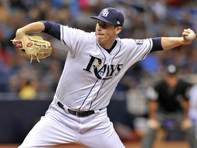 Tampa Bay Rays reliever Ryan Yarbrough pitches against the Los Angeles Angels during the third inning of a baseball game Tuesday, July 31, 2018, in St. Petersburg, Fla.