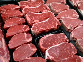 China has slapped tariffs on American meat, including steaks.