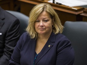 Ontario Minister of Education Lisa Thompson during the Throne speech at the Legislative Chamber at Queen's Park in Toronto, Ont. on Thursday July 12, 2018.