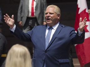 Doug Ford sworn in as Premier of Ontario in Toronto, Ont. on Friday June 29, 2018.