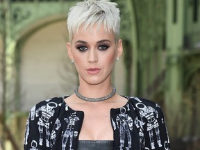 Katy Perry attends the Chanel Haute Couture Fall/Winter 2017-2018 show as part of Haute Couture Paris Fashion Week on July 4, 2017 in Paris, France.