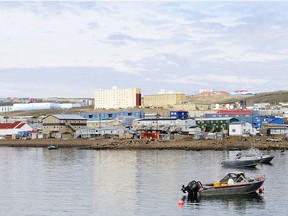 Undated handout photo of The Nunavut town of Iqaluit, taken on the voyage of Vancouver Aquarium boss Dr. John Nightingale on the Akademik Ioffe as he travels from Nunavut to Greenland, received Friday, August, 20, 2010.