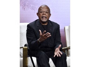 Henry Louis Gates Jr., host and executive producer of "Finding Your Roots with Henry Louis Gates Jr.," takes part in a panel discussion on the show during the 2018 Television Critics Association Summer Press Tour at the Beverly Hilton, Tuesday, July 31, 2018, in Beverly Hills, Calif.