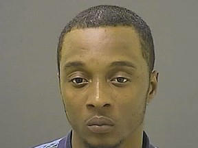 This 2012 photo provided by Baltimore Police Department shows Keon Gray. Police have charged two people in the death of 7-year-old Baltimore girl after an apparent drive-by shooting in July 2018. Interim Police Commission Gary Tuggle announced at a news conference Friday, Aug. 17, 2018, that 29-year-old Gray was arrested in Anne Arundel County. Tuggle says Gray's girlfriend, 34-year-old Daneka McDonald is charged with being an accessory after the fact. (Baltimore Police Department via AP)