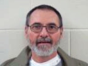 This photo provided by the Nebraska Department of Correctional Services shows Jeff Boppre, who is serving two consecutive life sentences for the fatal 1988 shootings of two people in western Nebraska. Boppre is seeking to reopen the case by using new technology to identify fingerprints left at the crime scene. He has maintained his innocence for 30 years and believes he was framed. His request for courts to take another look at his case comes as a new documentary nearing completion calls into question his guilt. (Nebraska Department of Correctional Services via AP)