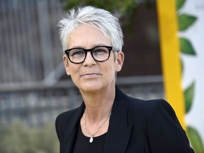 Jamie Lee Curtis arrives at the Los Angeles premiere of "Jane" at the Hollywood Bowl on Monday, Oct. 9, 2017, in Los Angeles. A much-anticipated "Halloween" reboot and Michael Moore's new documentary on Donald Trump's America have been added to this year's Toronto International Film Festival. "Halloween," the sequel to the original 1978 slasher film starring Jamie Lee Curtis, is in the lineup for the festival's genre-filled Midnight Madness program.THE CANADIAN PRESS/AP, Chris Pizzello/Invision