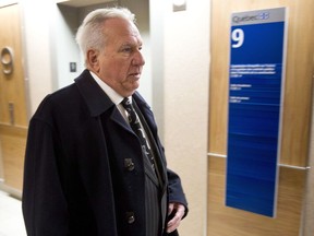 Bernard Trepanier, the financing head for Union Montreal until 2006, arrives at the Charbonneau inquiry looking into corruption in the Quebec construction industry in Montreal on April 16, 2013. A former political fundraiser in Montreal who became a central figure during Quebec's public inquiry into corruption in the construction sector has died at the age of 79. Bernard Trepanier was infamously nicknamed "Mr. Three Per Cent" by witnesses at the inquiry because of kickbacks he allegedly sought when he worked for a former Montreal mayor's political party.