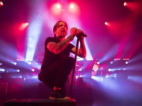 Billy Talent perform at the Danforth Music Hall in Toronto on Saturday, August 11, 2018, as part of a benefit concert organized by the band to raise money for the victims of the Danforth Shooting.