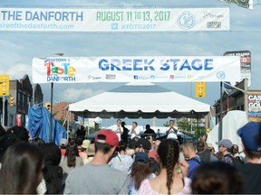 A scene from Taste of the Danforth in happier, more crowded times.
