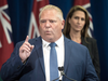 Ontario Premier Doug Ford and Ontario Attorney General Caroline Mulroney at a press announcement in Toronto on Aug. 9, 2018.