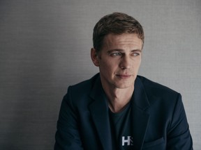 Actor Hayden Christensen poses for a portrait while promoting his new movie, Little Italy, in Toronto on Wednesday, August 22, 2018.