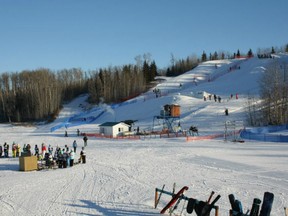 Tawatinaw Valley ski hill is seen in this undated photo.