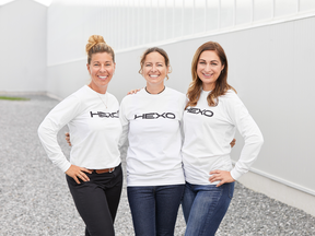 Women like Sonia Isabel (left), Agnes Kwasniewska and Jennifer Smith (right) are a driving force behind HEXO