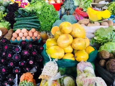 The markets in Lima are chock full of fresh produce.