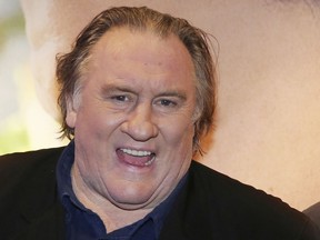 FILE - In this Monday, Nov. 14, 2016 file photo, actor Gerard Depardieu attends the premiere of the movie "Tour de France", in Paris. A French judicial official says rape and sexual assault accusations against actor Gerard Depardieu are the subject of a preliminary investigation it was reported on Thursday, Aug. 30, 2018.