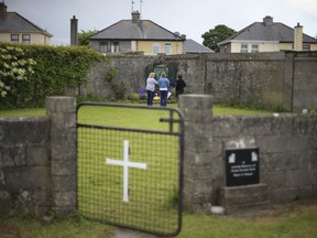 An amateur Irish historian researching the deaths of some 800 youngsters discovered a mass grave in a sewage area at a church-run orphanage where the children had been sent