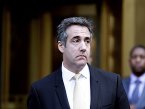 Michael Cohen, former lawyer to U.S. President Donald Trump, leaves the Federal Courthouse on Aug. 21, 2018 in New York City.
