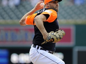 Detroit Tigers starting pitcher Matthew Boyd throws against the Chicago White Sox during the first inning of a baseball game in Detroit, Thursday, Aug. 23, 2018.