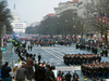 U.S. military units participate in a parade during Donald Trump’s inauguration in Washington, Jan. 20, 2017.