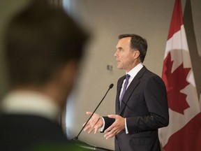 An aide looks on as Federal Finance Minister Bill Morneau addresses journalists in Toronto on Thursday August 30, 2018, as he talks about the government's Trans Mountain pipeline plan.inance Minister Bill Morneau sounded only positive notes Tuesday — that the ruling offered “good direction on next steps” to make sure the pipeline “moves ahead in the right way.”