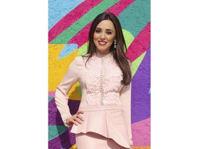 In this June. 6, 2018, photo, provided by Netflix, Hanna Jaff, a 30-year-old, San Diego-born Mexican philanthropist, speaker and human rights activist, told The Associated Press that she and the other cast members of the "Made in Mexico" reality show, are representative of Mexico as family people with different backgrounds and professions and "our own problems within our circumstances." A new Netflix reality series following the lavish lives of nine wealthy, light-skinned socialites in Mexico City has provoked a backlash from critics who say it's tone-deaf in a country where most have darker skin and about half the population lives in poverty.