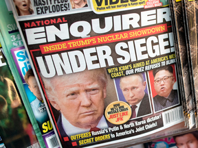 The National Enquirer endorsed Trump for president in 2016, the first time it had ever officially backed a candidate. Trump’s coverage was so favorable that the New Yorker magazine said the Enquirer embraced him “with sycophantic fervor.”