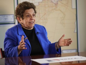 FILE - In this March 7, 2018 file photo, former Health and Human Services secretary Donna Shalala speaks during an interview in Miami.   Shalala is embarking on a new adventure: a Democratic run for the U.S. House. The Miami-area District 27 seat, long occupied by retiring moderate Republican Rep. Ileana Ros-Lehtinen, is viewed as one of the best chances nationwide for a Democratic pickup.  She has been the favorite in Tuesday, Aug. 28, 2018 Democratic primary, with state Rep. David Richardson mounting a challenge. The winner will face one of nine Republicans in November.