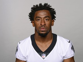 This photo June 6, 2018, shows Patrick Robinson of the New Orleans Saints NFL football team. Robinson sees his ease in front of a swarm of microphones as symbolic of the more secure person and player he has become since his unsatisfying first stint in New Orleans. He left the Saints in 2015 as a five-year veteran who'd never quite lived up to expectations since being selected out of Florida State in the first round of the 2010 draft,  just months after the Saints had won their only Super Bowl. Now he's back one season after winning his first Super Bowl with Philadelphia. (AP Photo)