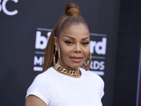 FILE - In this May 20, 2018, file photo, Janet Jackson arrives at the Billboard Music Awards at the MGM Grand Garden Arena in Las Vegas. Jackson will receive the rock star award at the 2018 Black Girls Rock awards. Organizers on Thursday, Aug. 23, announced the Grammy winner will be honored as a "phenomenal women in music."