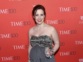 FILE - In this April 26, 2016, file photo, Dylan Farrow attends the TIME 100 Gala, celebrating the 100 most influential people in the world, at Frederick P. Rose Hall, Jazz at Lincoln Center in New York. Farrow is getting into the book business by releasing two YA novels. The story is set in a fantasy world where those in control of society use magic to change the truth. The first book, "HUSH," will hit stores in fall 2020.