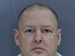 File-This file photo provided by South Carolina state shows Todd Kohlhepp. Kohlhepp, already in prison for seven murders, claims he has two additional victims. The Greenville News reports Spartanburg County Sheriff Chuck Wright confirmed Tuesday, Aug. 21, 2018, that Kohlhepp has told investigators that two people are buried near Interstate 26 in the Enoree area of southern Spartanburg County. ( South Carolina state via AP, File)