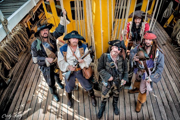 Rival troupes of Nova Scotia pirate re-enactors are warring over