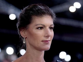 ---Sahra Wagenknecht, parliamentary faction leader of the Left Party photographed on June 9, 2018. (Britta Pedersen/dpa/AP Images