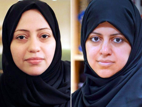 Women’s rights activists Samar Badawi, left, and Nassima al-Sadah were arrested last week in what human rights organizations have called an “unprecedented” crackdown.