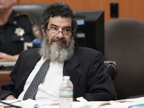 FILE - In this June 25, 2018, file photo, Jordanian immigrant Ali Mahwood-Awad Irsan sits in court in Houston. Jurors on Tuesday, Aug. 14, 2018, sentenced Irsan to death for the 2012 fatal shootings of his son-in-law and daughter's best friend in what prosecutors described as "honor killings."