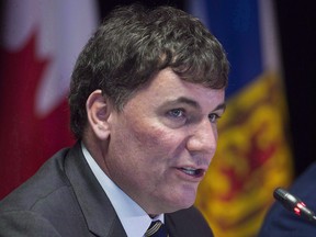 Fisheries Minister Dominic LeBlanc fields a question at a news conference in Moncton, N.B., on February 20, 2018.