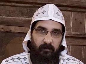 This undated photo released by the Coptic Orthodox Church, shows Coptic monk Zeinoun al-Maqari, in Egypt. Egypt's Coptic church said Wednesday, Sept, 26, 2018, that prosecutors are investigating the death of al-Maqari who had until recently served in a monastery northwest of Cairo where Bishop Epiphanius, abbot of St. Macarious monastery was killed in July. In a brief statement Wednesday, the church says the cause of monk Zeinoun al-Maqari's death, at the al-Muharraq monastery in southern Egypt, remained unknown. (Coptic Orthodox Church via AP)
